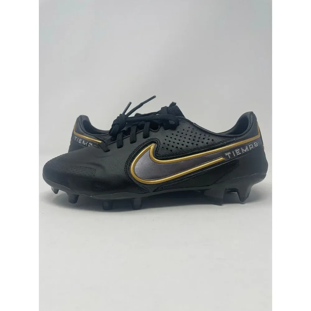 Nike Tiempo Legend 9 Pro FG 'Black‎ Brown' DA1175-007 Soccer Men's Size 5 NEW
